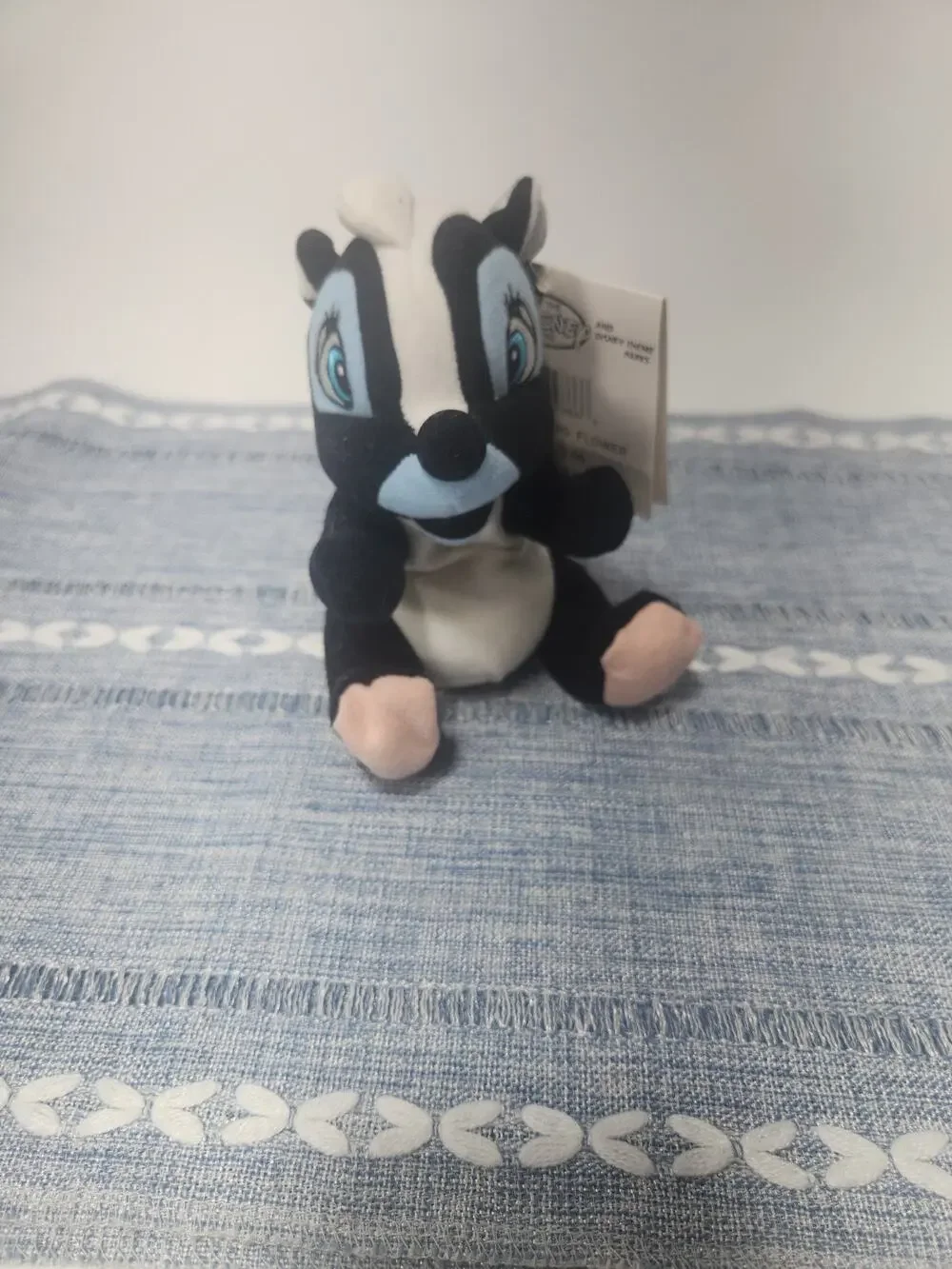 Vintage Disney Store Flower Skunk Mini Bean Bag Plush Bambi NWT Disney Parks 6